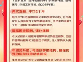 刘强东官宣全员加薪 客服福利再升级