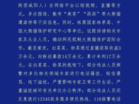 公安网安|揭露“熊猫谣言”营销号 极端行为背后的真相