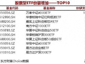 29只股票型ETF份额增加超1亿份 多只ETF显著增长