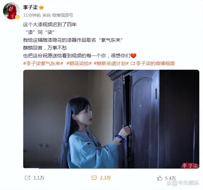 李子柒回归爆火是全网对清流的期待 质朴之美引发共鸣  第3张