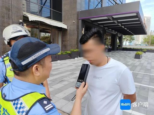 警方通报海口男子开车撞护栏 醉驾被查提醒警惕隔夜酒  第4张