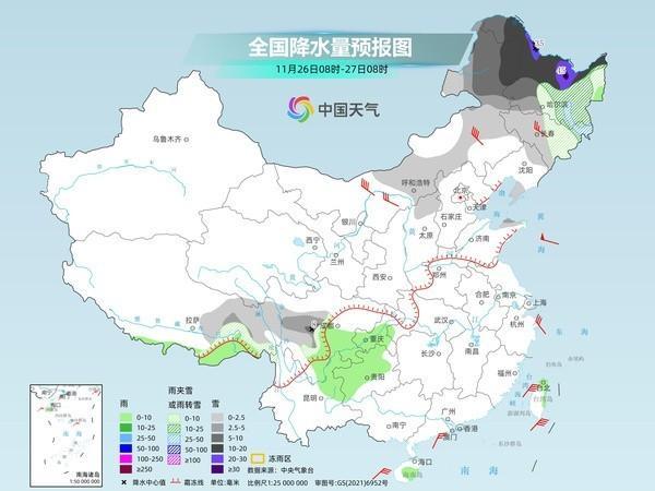 今起寒潮大举南下影响中东部 降温进入主力时段多地气温或创新低  第3张