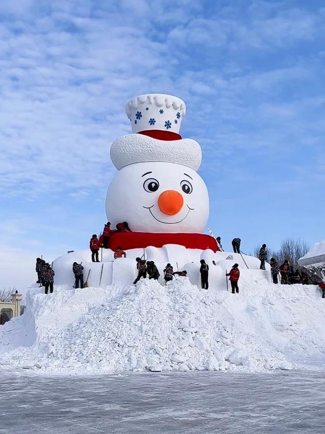 哈尔滨史前野生大雪人开挖 网友“云监工”热捧  第1张