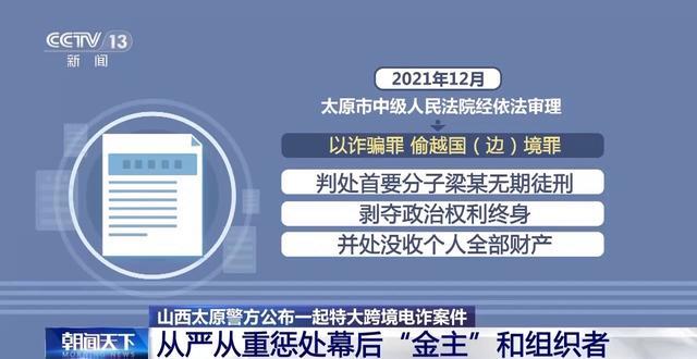 央视揭秘特大跨境电诈案 幕后“金主”落网  第5张