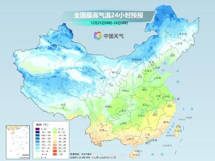 全国大部将以偏暖姿态迎接2025年 短暂降温后升温  第1张